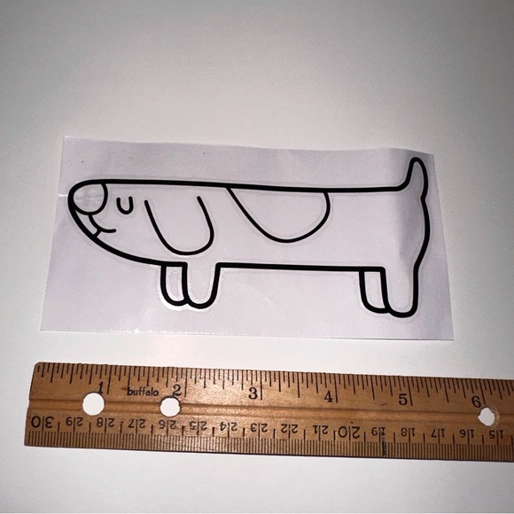 *Free with Purchase* Bluey Long Dog Sticker - Picture 2 of 2